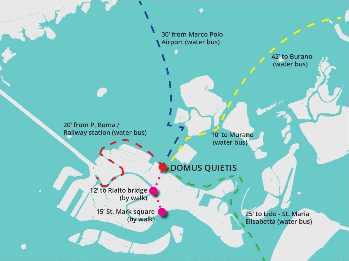 Appartamento Domus Quietis Venezia Esterno foto